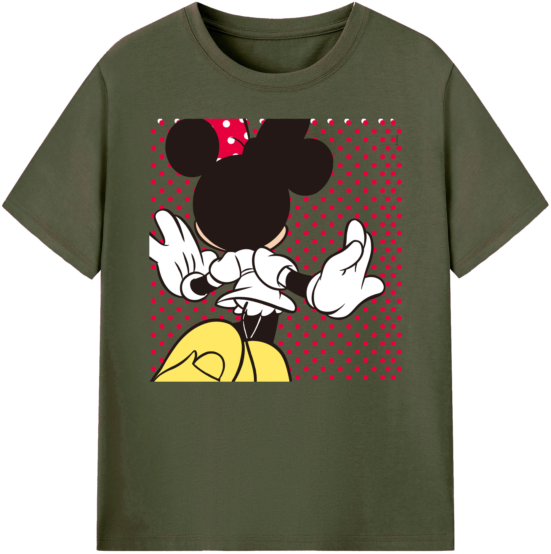 ミッキーマウス Mickey Mouse 綿100％ メンズ半袖Tシャツ｜肌触りやわらか＆通気性